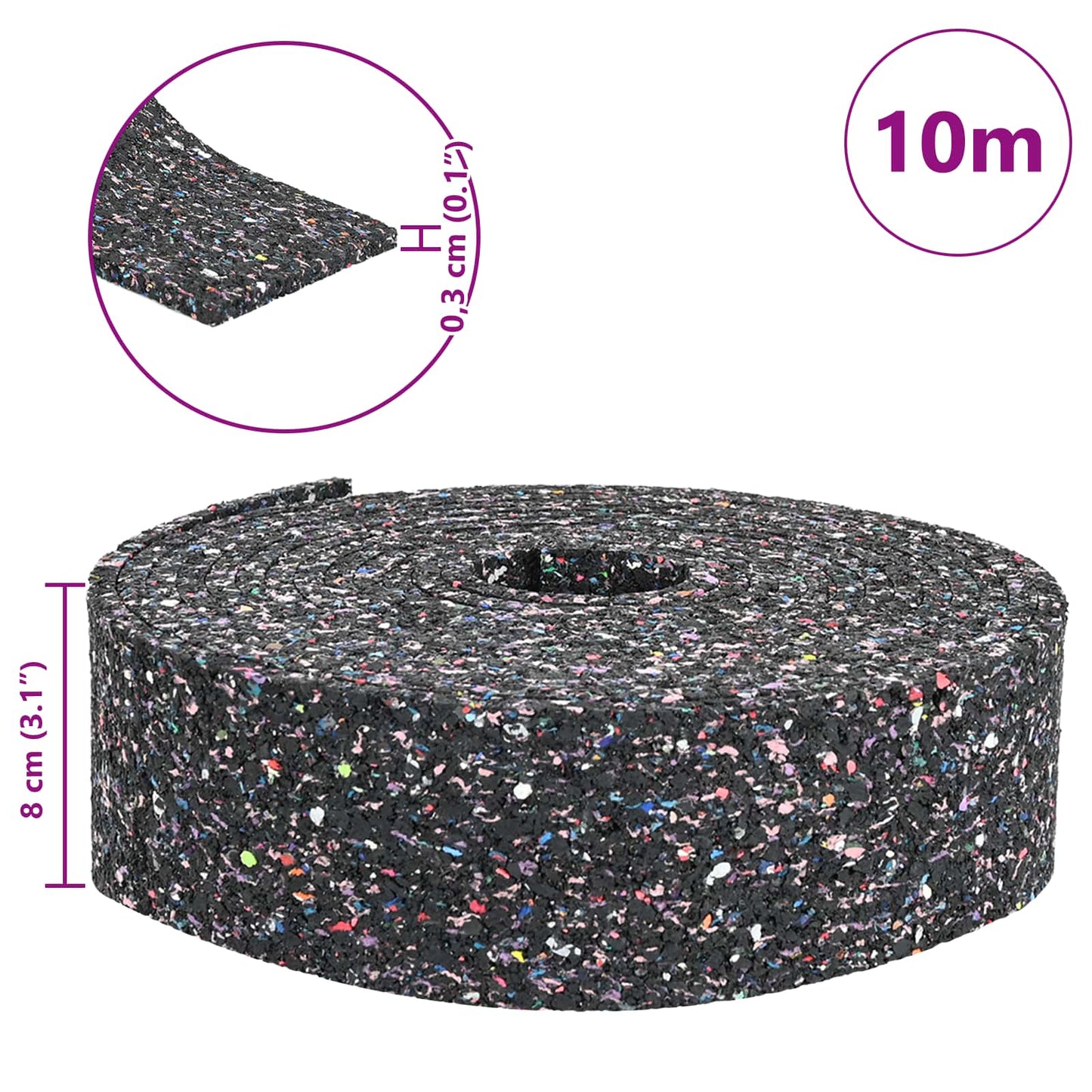 Gummiwalze Schwarz Gummi