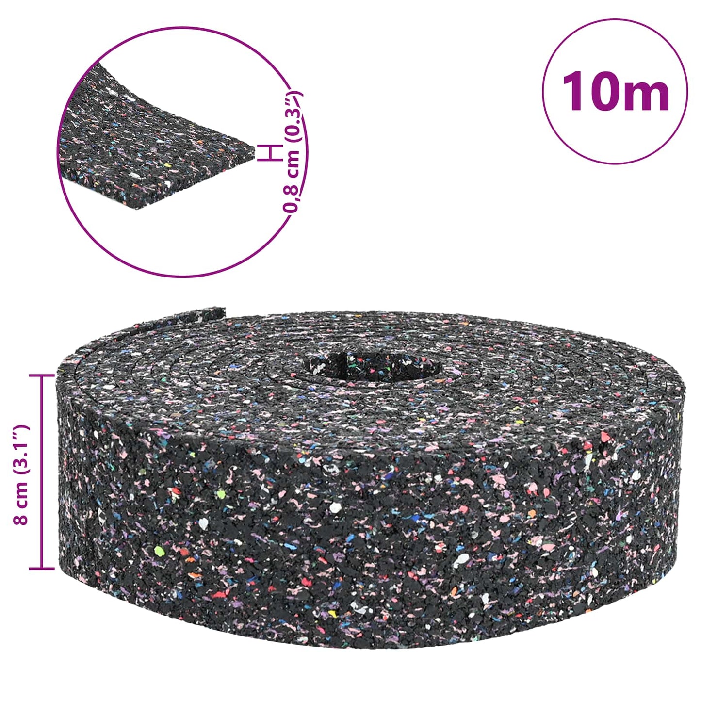 Gummiwalze Schwarz Gummi