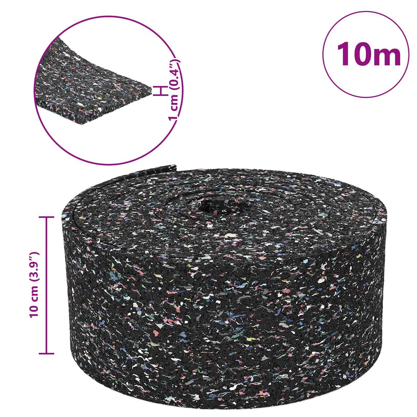 Gummiwalze Schwarz Gummi