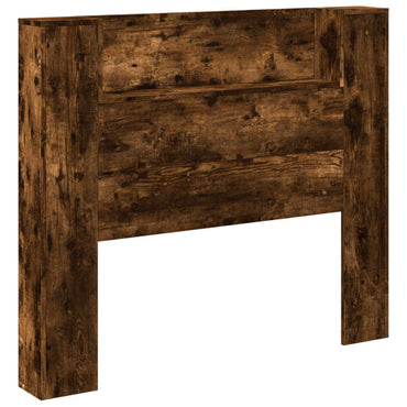 vidaXL Kopfteil Geräucherte Eiche 120 x 16,5 x 103,5 cm Holzwerkstoff