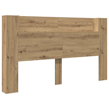 vidaXL Kopfteil Artisan-Eiche 180 x 17 x 104,5 cm Holzwerkstoff