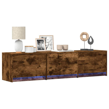 vidaXL TV-Schränk Geräucherte Eiche 165 x 34 x 40 cm Holzwerkstoff