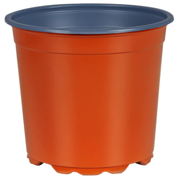 vidaXL Blumentopf 100 pcs Terrakotta Ø 15 x 13 cm Kunststoff