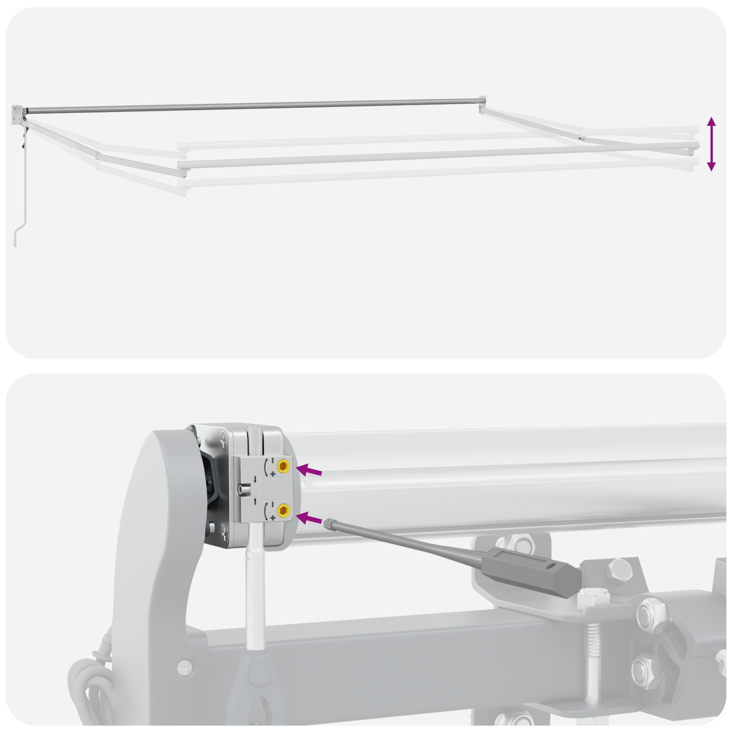 vidaXL Einziehbare Markise mit 400 x 350 cm Stoff