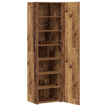 vidaXL Highboard 2 pcs Bois de récupération 50 x 42,5 x 185 cm