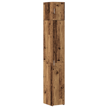 vidaXL Aufbewahrungsschrank 3 pcs Altholz 30 x 42,5 x 225 cm