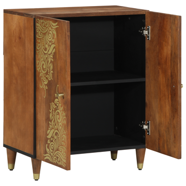 vidaXL Sideboard Braun 60 x 33 x 75 cm Massivholz Mango