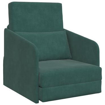 vidaXL Schlafsofa Dunkelgrün 65 x 80 x 83 cm Samt