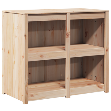 vidaXL Küchenschrank mit Regal Braun Eichen-Optik 106 x 55 x 92 cm