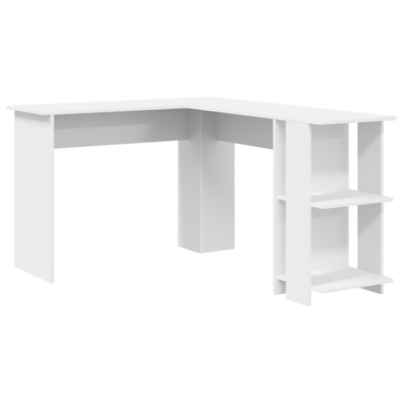 vidaXL Eck-Schreibtisch Weiß 140 x 113,5 x 75 cm Holzwerkstoff