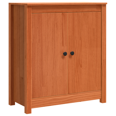 vidaXL Sideboard Wachsbraun 70 x 35 x 80 cm Massives Kiefernholz