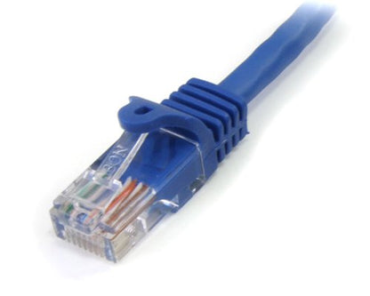 StarTech.com Cat5e Ethernet-Kabel 3 m – Blau – Patchkabel – Knickfreies Cat5e-Kabel – Netzwerkkabel – Ethernet-Kabel – Cat 5e-Kabel – 3 m