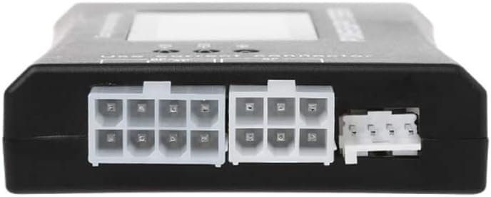 PC-Netzteil-Diagnosegerät mit LCD-Bildschirm, Computer-Testgerät für 20/24-V- und 4/6/8-polige Netzteile, geeignet für SATA, IDE, HDD, ATX, ITX und BYI-Stecker