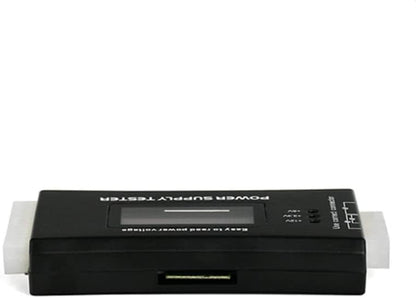PC-Netzteil-Diagnosegerät mit LCD-Bildschirm, Computer-Testgerät für 20/24-V- und 4/6/8-polige Netzteile, geeignet für SATA, IDE, HDD, ATX, ITX und BYI-Stecker