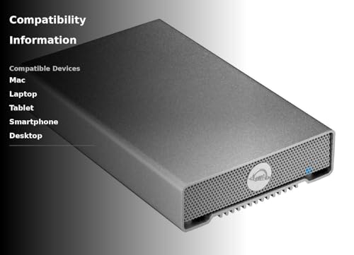 OWC 1 TB 5400 U/min HDD Mercury Elite Pro Mini USB-C Bus-Powered External Storage 