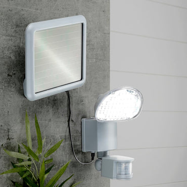 HI LED-Solar-Gartenleuchte mit Bewegungsmelder Kunststoff