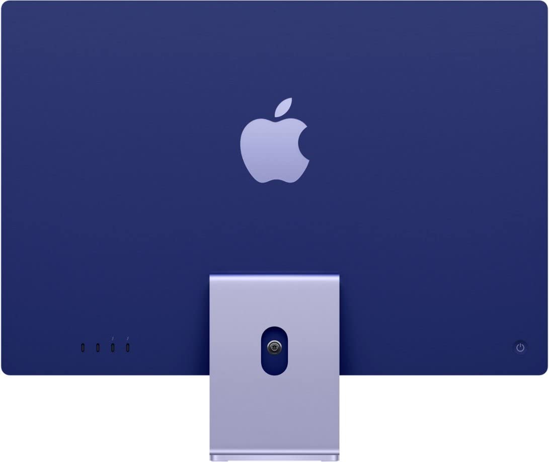 Apple iMac 2021 mit Apple M1 Chip mit 8-Kern-CPU, 24 Zoll, 8 GB RAM, 256 GB SSD-Speicher, Blau (Generalüberholt) 