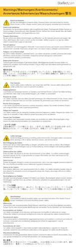 StarTech.com 3 m schwarzes DB9 RS232-Seriellkabel (Durchgangsstecker) – DB9 RS232-Seriellverlängerungskabel – Stecker auf Buchse (MXT1003MBK), 3 m