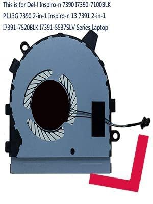 Rangale CPU-Lüfter für Dell Inspiron 13 7391 2-in-1 I7391-7520BLK I7391-5537SLV Laptop-Serie 0HYPYN