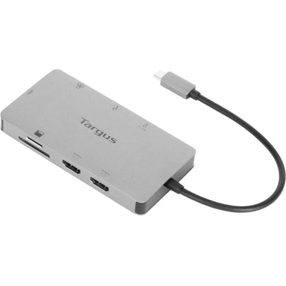Targus USB-C Dual HDMI 4K Dockingstation mit 100W PD Pass-Thru - Erweitern Sie Ihre HDMI-, USB- und Ethernet-Anschlüsse unterwegs (DOCK423TT)