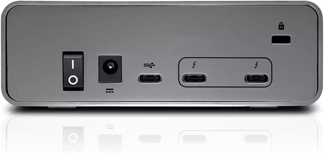 SanDisk Professional 4 TB G-Drive PRO, Desktop-Festplatte der Enterprise-Klasse, Thunderbolt 3 (20 Gbit/s), USB-C (5 Gbit/s), 7200 U/min Ultrastar-Laufwerk 