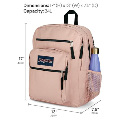 JanSport Laptop Backpack - Computer Bag with 2 Compartments, Ergonomic Shoulder Straps, 15” Laptop Sleeve, Haul Handle - Book Rucksack - Strawberry Shower