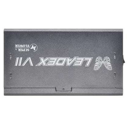 Super Flower Leadex VII XG 1300W 80+ Gold, Cybenetics Platinum, Vollmodular, ATX 3.1 &amp; PCIe 5.0, mit 12VHPWR-Kabel (2x 8-Pin - 16-Pin-Anschlusskabel), Netzteil, FDB-Lüfter, SF-1300F14XG, Schwarze Version