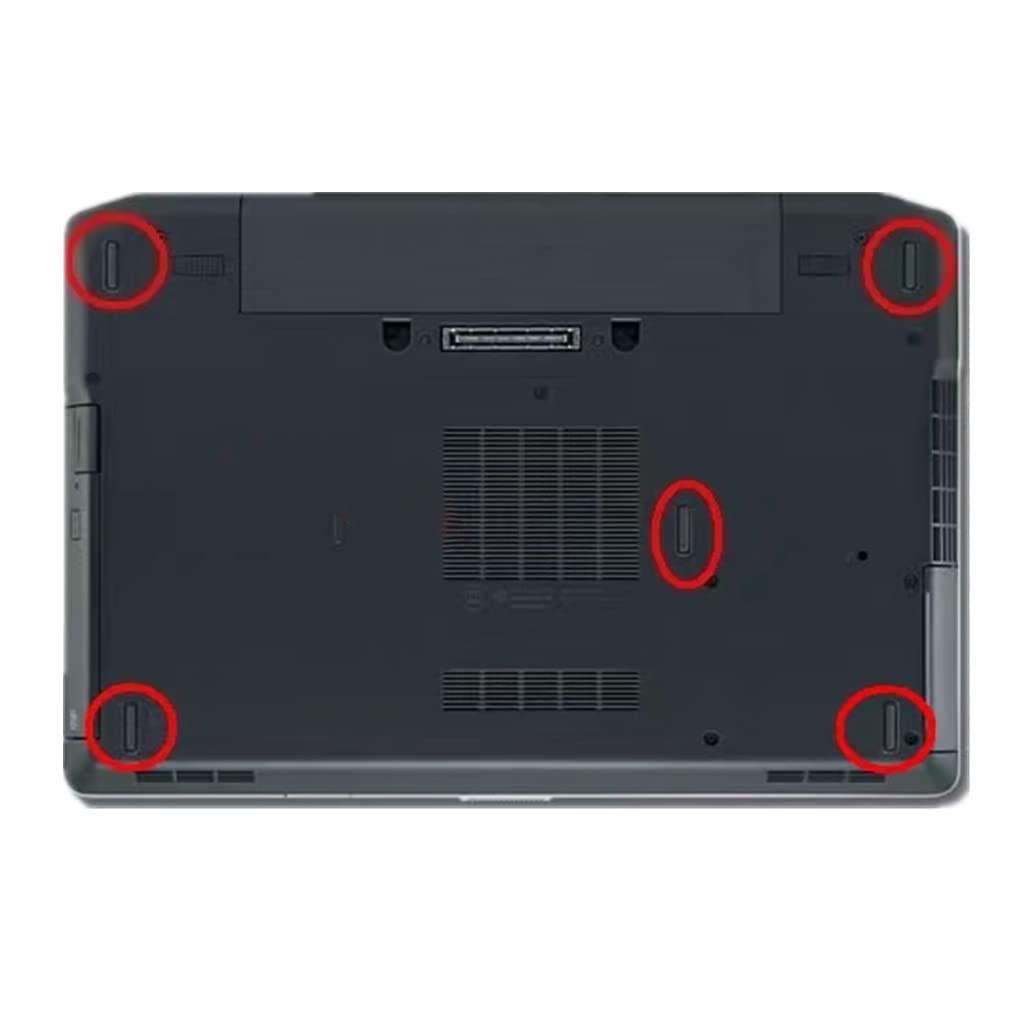Ersatz-Gummifüße für die Unterseite, kompatibel mit DELL E6220, E6420, E6330, E6320, E5520 und E5420 Laptop-Gehäuse