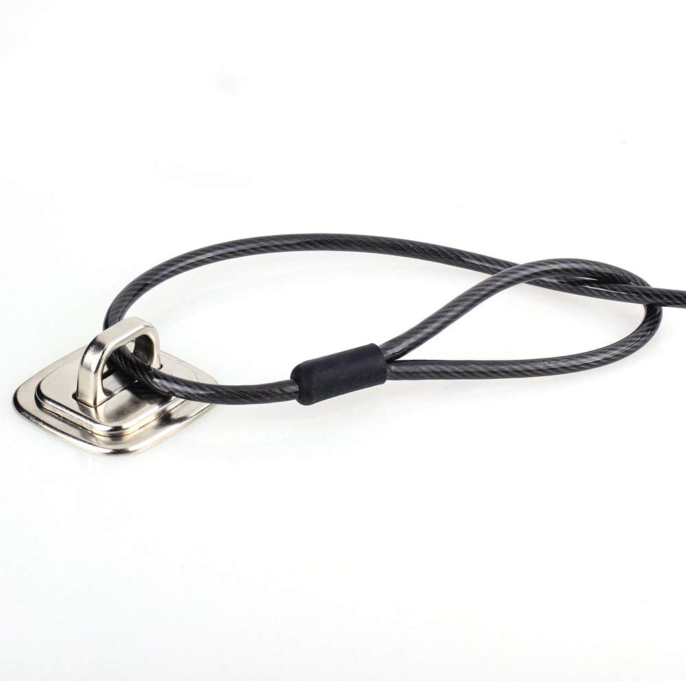 Sicherheitsanker-Grundplatte für Schlüssel- oder Zahlenkabelschlösser, Tischmontage-Ankerzubehör für Kabelschlösser