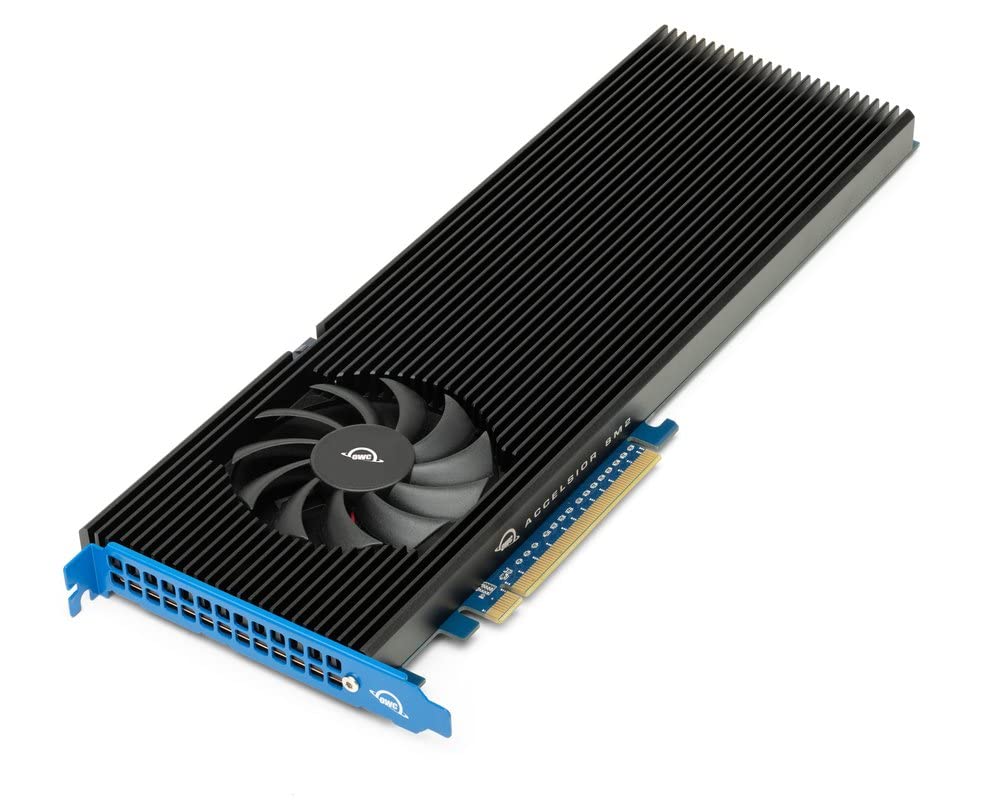 OWC Accelsior 8M2 Eight NVMe M.2 zu PCIe Karte Kompatibel mit Mac Pro (Ende 2019) und PC Towers