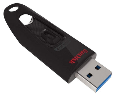 SanDisk 128GB Ultra USB 3.0 5-Pack Sleek Portable Flash Drive (SDCZ48-128G-U46) Bundle with (2) Everything But Stromboli Lanyards