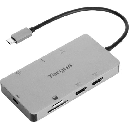 Targus USB-C Dual HDMI 4K Dockingstation mit 100W PD Pass-Thru - Erweitern Sie Ihre HDMI-, USB- und Ethernet-Anschlüsse unterwegs (DOCK423TT)