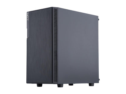 Rosewill FBM-X2-400-HELIX Micro-ATX Mini-Tower-PC-Gehäuse für Gaming und Büroanwendungen mit vorinstalliertem 400-W-Netzteil, Unterstützung für 240-mm-AIO-Wasserkühlung, 2x USB 2.0, 1x USB 3.0