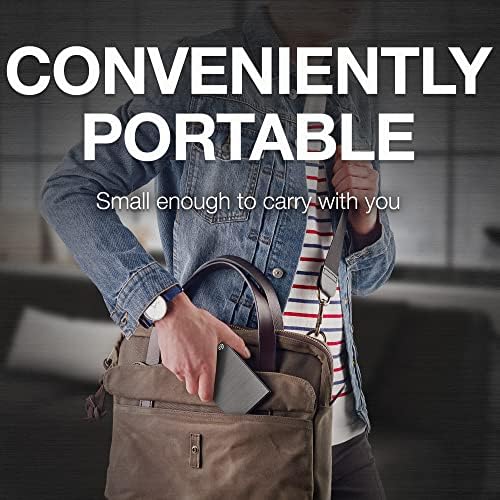 Seagate One Touch, 1 TB, Hardwareverschlüsselung mit Passwortschutz, Tragbare externe Festplatte, PC, Notebook &amp; Mac, USB 3.0, Schwarz (STKY1000400) (Generalüberholt) 