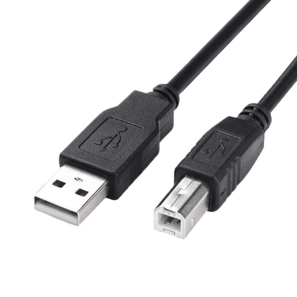 USB-Scannerkabel für Drucker und Computer, High-Speed-Kabel Typ A (Stecker) auf Typ B (Stecker), kompatibel mit HP, Canon, Dell, Epson, Lexmark, Xerox, Samsung und mehr (3 m)