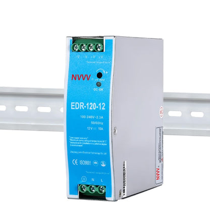 NVVV EDR-120-12 120W 12VDC 10Amp Industrielle DIN-Schienen-Netzteile (12V 120W)