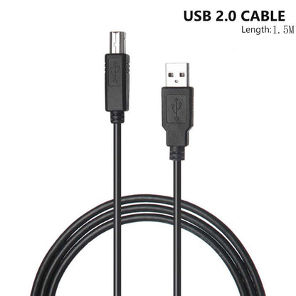 USB-Scannerkabel für Drucker und Computer, High-Speed-Kabel Typ A (Stecker) auf Typ B (Stecker), kompatibel mit HP, Canon, Dell, Epson, Lexmark, Xerox, Samsung und mehr (3 m)