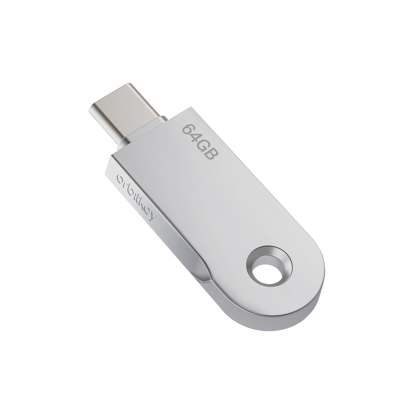 Orbitkey USB-C | USB-Stick mit Schnellübertragungschip | Schlankes Profil, kompatibel mit Orbitkey Schlüsselorganizer und Schlüsselring