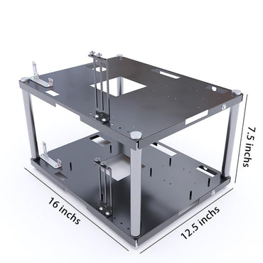 Stapelbares, offenes Computergehäuse-Rack – Modulares PC-Rahmengehäuse für ATX/MATX/ITX-Motherboards, ideal für Studio, Mining-Rig und DIY-Systeme