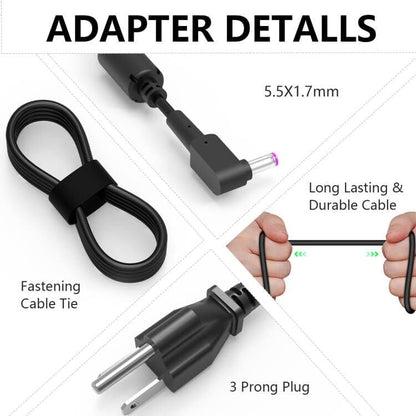 135W Charger Fit for Acer Nitro 5 AN515-51 Laptop Adapter Supply Power Cord