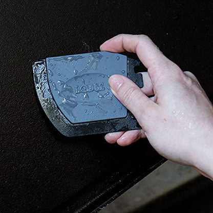 Lodge Deluxe Pfannenschaber, Einheitsgröße, Schwarz 