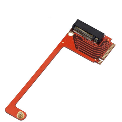 Suckoo SSD-Festplatten-Erweiterungskarte für ROG Ally Handheld 2230 auf 2280 (NVMe, M-Key, NGFF, M.2, PCIe 4.0/3.0, Goldfinger, hohe Kapazität, 90°-Winkel, Upgrade-Konverter, rot)