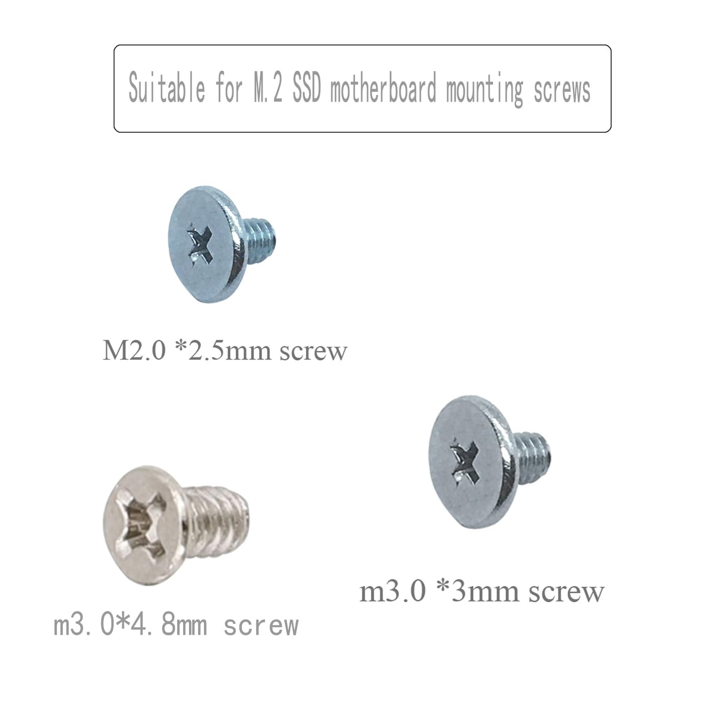 PCIe NVMe M.2 Mounting Screws Computer Screws Motherboard Standoffs Assortment Kit for Universal Motherboard, HDD, SSD, Hard Drive,Fan, Power Supply, Graphics, PC Case for DIY