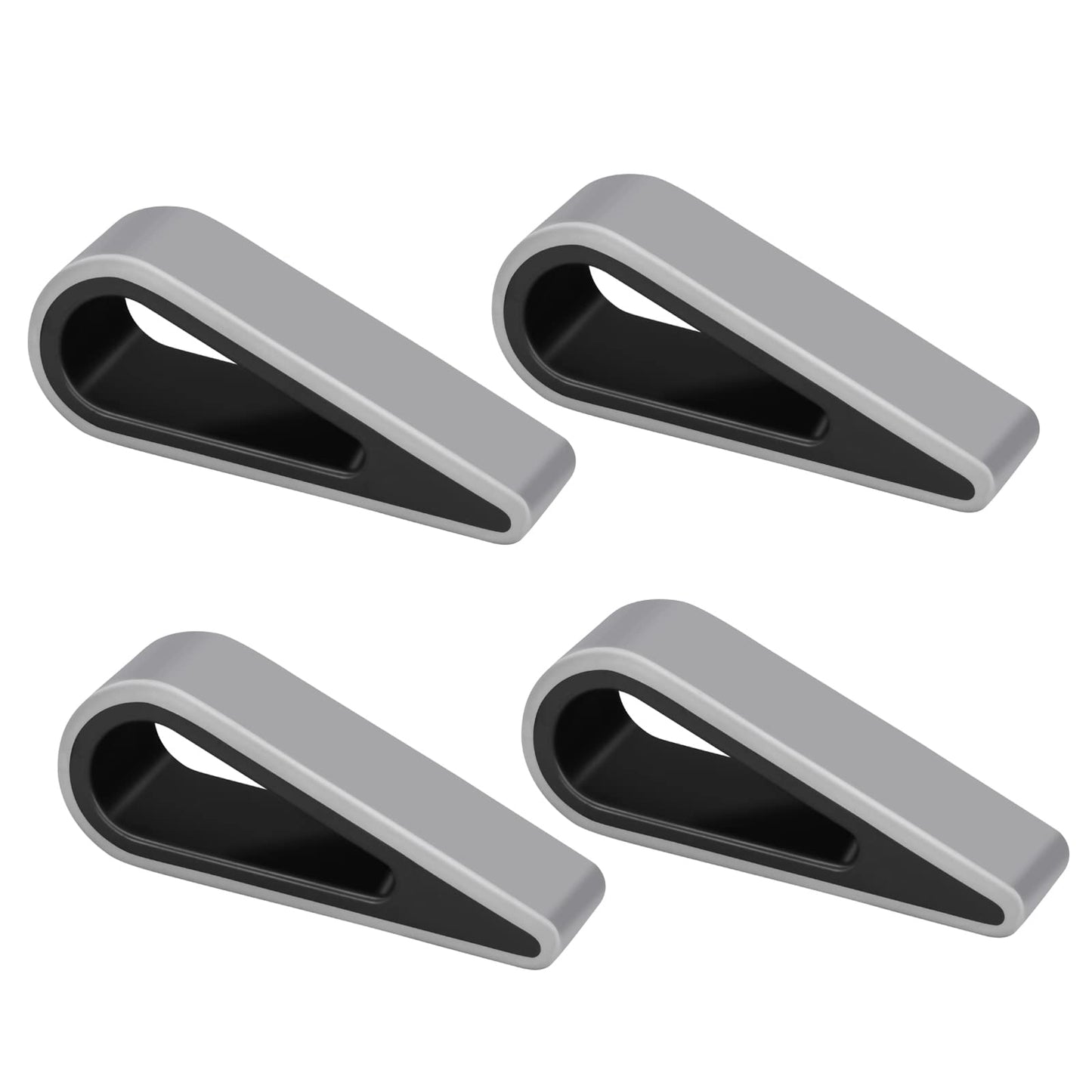 SUPBEE Universal-Laptop-/Computer-Tastaturständer, [4er-Pack] Gummierter, neigbarer Keil für Schreibtisch, ultrakompakter, tragbarer, belüfteter Ständer mit erhöhten Füßen für Notebook-Tastaturen – Schwarz