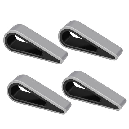 SUPBEE Universal-Laptop-/Computer-Tastaturständer, [4er-Pack] Gummierter, neigbarer Keil für Schreibtisch, ultrakompakter, tragbarer, belüfteter Ständer mit erhöhten Füßen für Notebook-Tastaturen – Schwarz