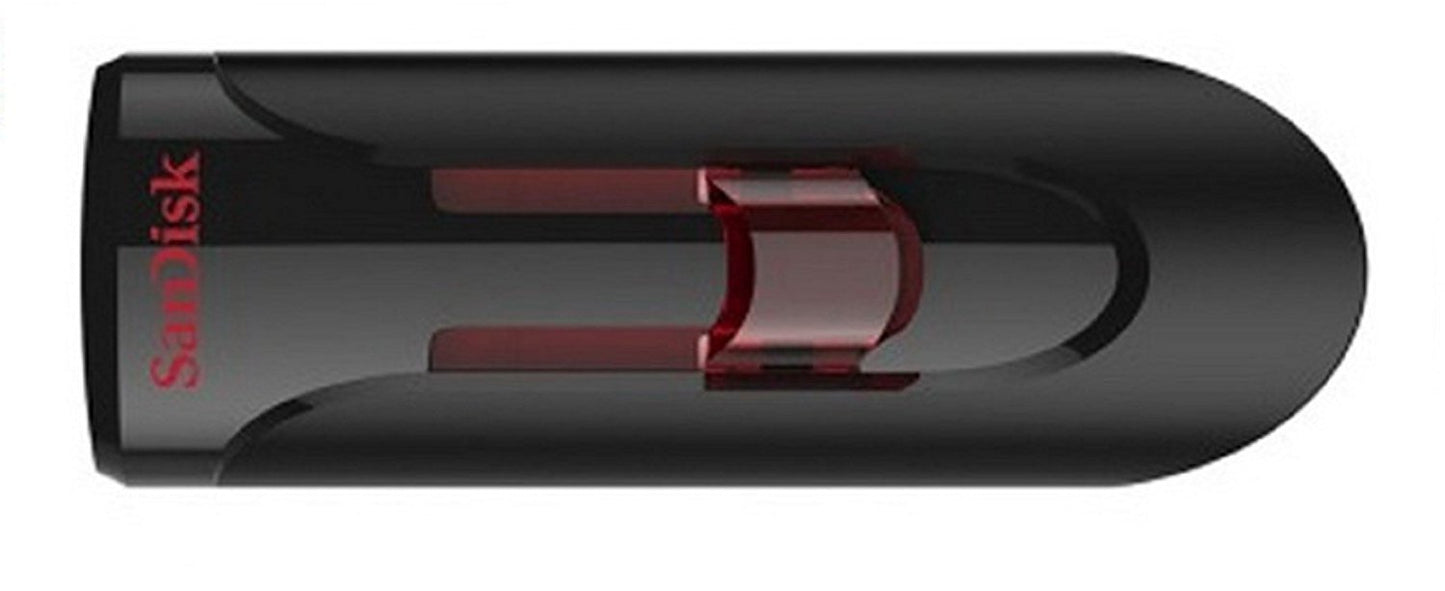 SanDisk 2 Pack 16GB Glide 3.0 Retractable USB-A Flash Drive (SDCZ600-016G-B35) Bundle with (1) Everything But Stromboli Lanyard