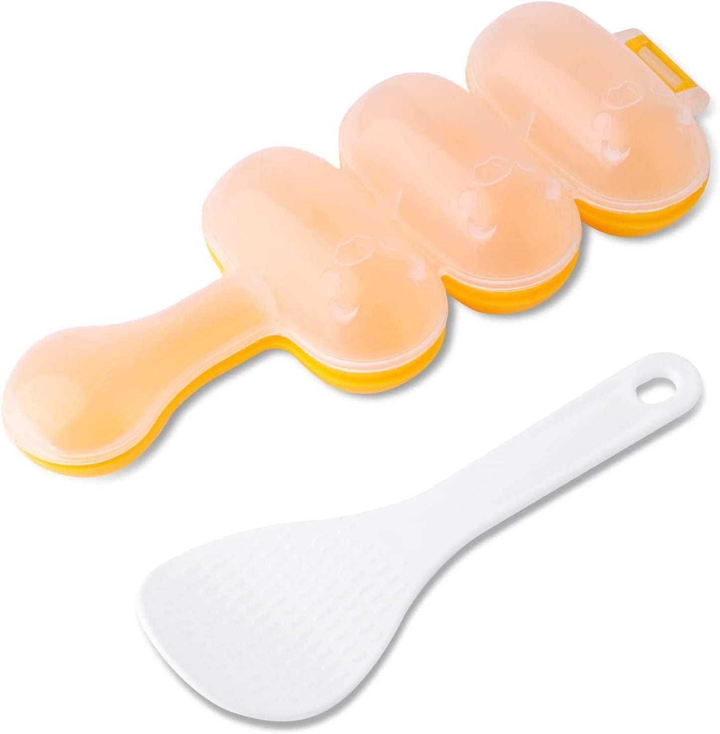 Reisbällchen-Streuer, Reisbällchenformen, DIY-Küchenhelfer in Kugelform, Streuer, Lebensmitteldekoration für Kinder, DIY-Lunchbox-Form mit Mini-Reislöffel