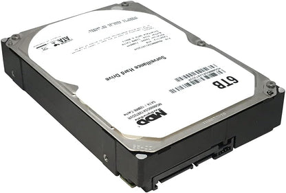 MaxDigitalData 6 TB 7200 U/min 128 MB Cache SATA 6,0 Gbit/s 3,5" interne Festplatte für Überwachungssysteme (MD6000GSA12872DVR) – 3 Jahre Garantie 