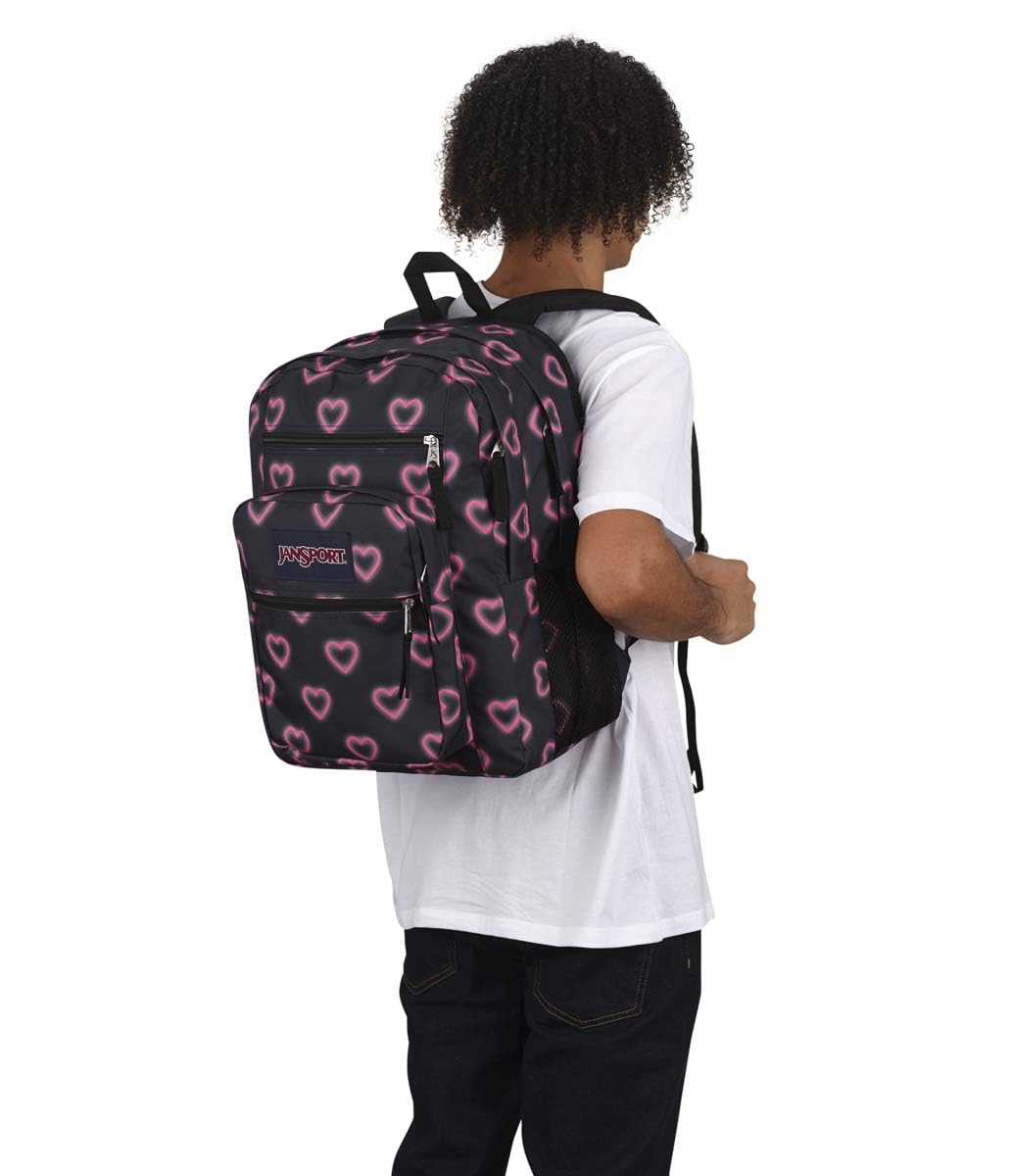 JanSport Laptop Backpack - Computer Bag with 2 Compartments, Ergonomic Shoulder Straps, 15” Laptop Sleeve, Haul Handle - Book Rucksack - Strawberry Shower