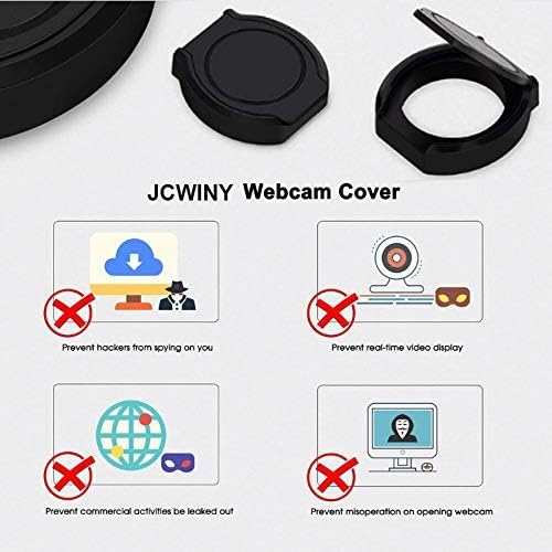 2 Pack Universal Webcam Cover, Desktop Computer External Webcam Lens Covers Shutter Cap Hood, Streaming Web Camera Privacy Cover Clip Compatible with Logitech HD Pro Webcams C270/C615/C920/C930e/C922X